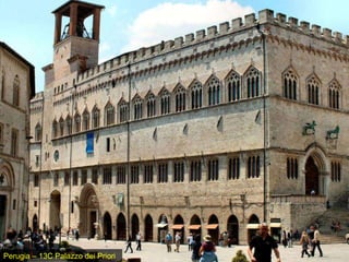 Perugia – 13C Palazzo dei Priori 