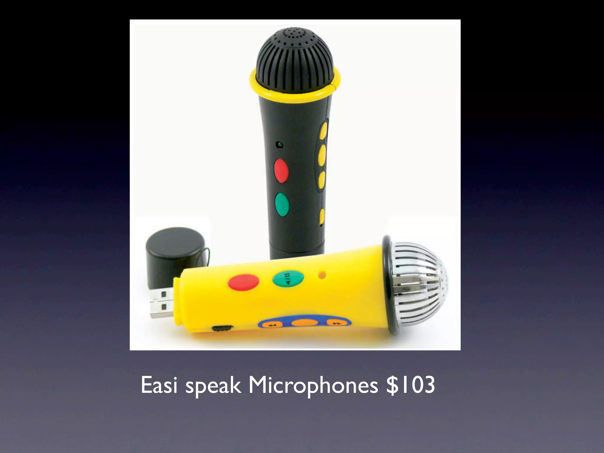 Easi speak Microphones $103
 