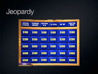 Jeopardy

 
