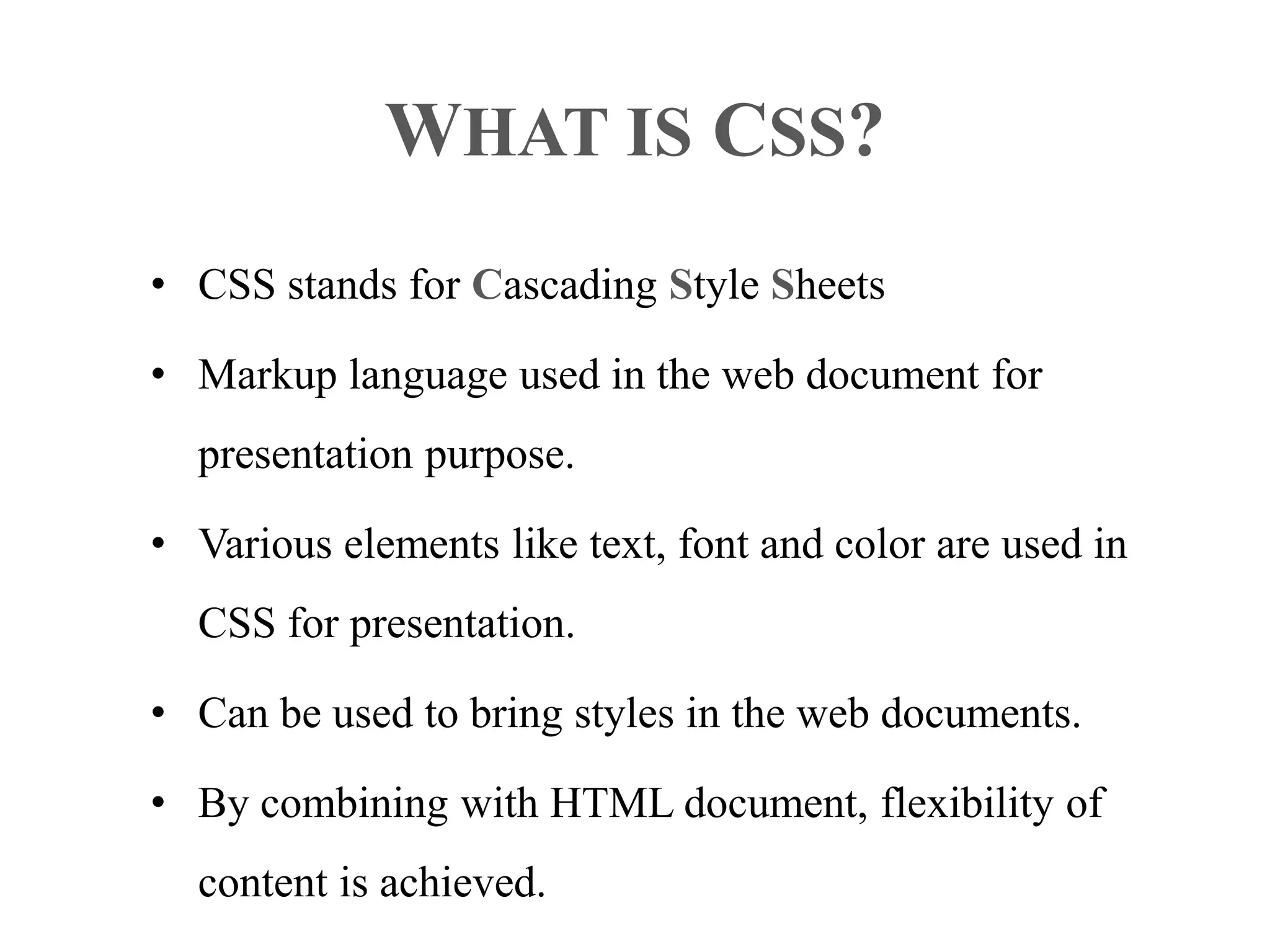 Cascading Style Sheet (CSS) | PPTX