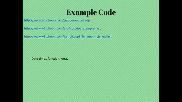Difference between VBscript & Javascript | PPT