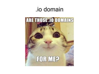 .io domain
 