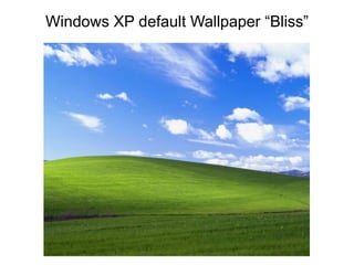 Windows XP default Wallpaper “Bliss”
 