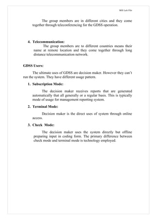 IT-314 MIS (Practicals)