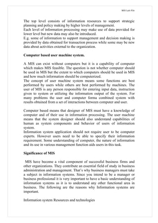 CONCEPTUAL STRUCTURE OF MIS OF OUR COMPANY




                           Managing       Director




                                   GM                                       GM
 GM             GM              Management              GM               Projects and
Finance        Personnel         Services               Sales            Construction




            Manager        Plant Manager Production               Manager
          Administration                                          Law and
                           And Distribution
                                                                 Secretarial




              Officer            Officer              Officer             Officer
             Personnel         Distribution                             Commercial
                                                      Purchase




                                                                               4
 