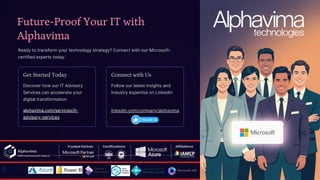 IT Advisory Services | Alphavima Technologies – Microsoft Partner | PDF