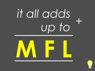 it all adds
             +
       up to

MFL
 