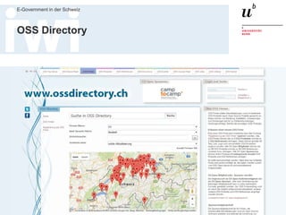 Executive MPA, 2. Juli 2016
E-Government in der Schweiz
56
Informationsplattform zu Open Source
 