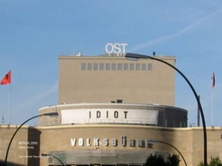 BERLIN, 2005
Ohne Worte.


Vor meiner Haustür in Mitte
 