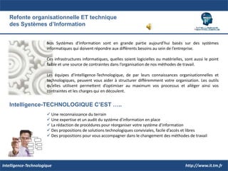 	Des solutions innovantes