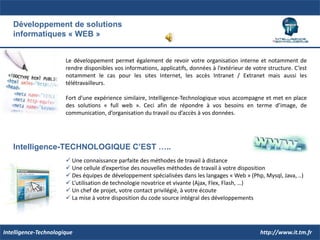 	 Des conseils stratégiques et opérationnels