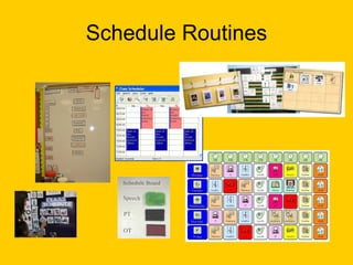 Schedule Routines 