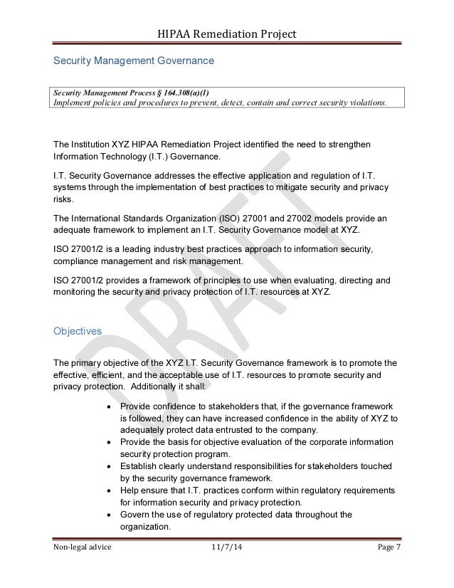 hipaa compliance template