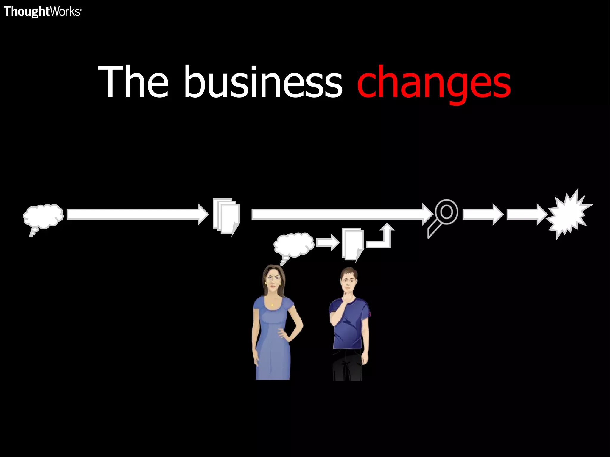 The business  changes 