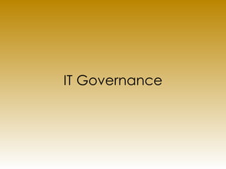 IT Governance 