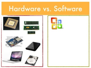 Hardware vs. Software
 