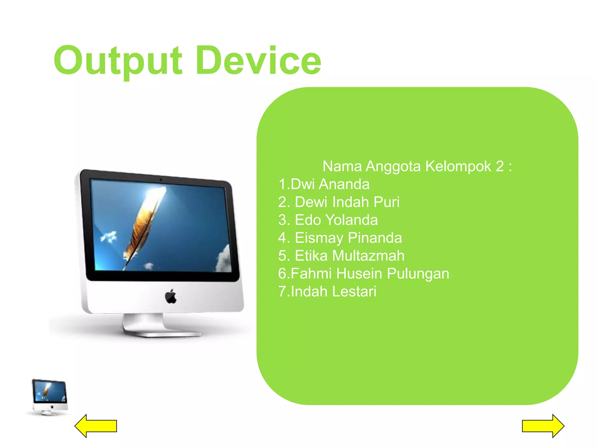 Output Device | PPTX