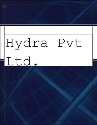 Hydra Pvt
Ltd.
51 Arenja Corner,
Sector 18 A,
Navi Mumbai.
 