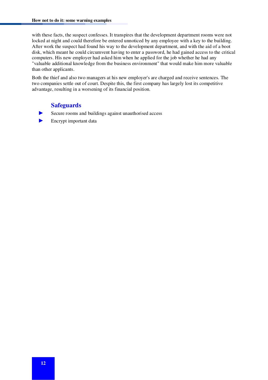 It security guidelines