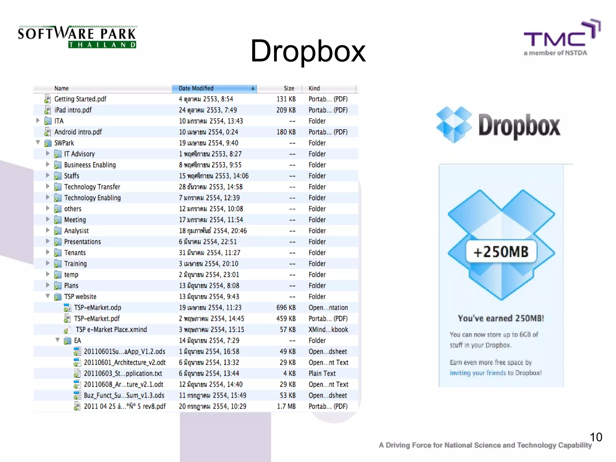 Dropbox




          10
 