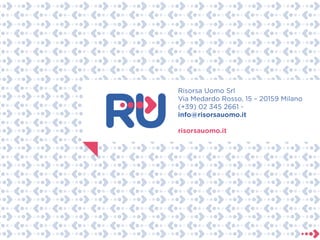 Sono strumenti flessibili che possono essere 
adattati a contesti diversi. 
Assicurano un’esperienza divertente ai 
partecipanti, che si cimentano con prove di 
diverso tipo, dalla gestione di un’azienda, di 
una divisione o di un’area di vendita e 
garantiscono la massima efficacia per le 
aziende. 
Focus 
formazione 
selezione 
Business game 
employer branding 
15 
 