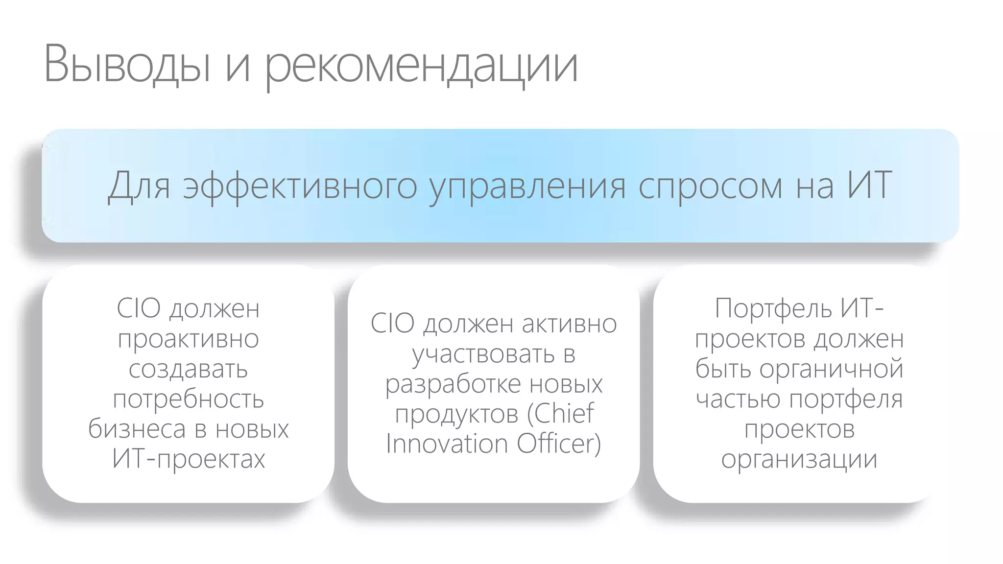 Бизнес-кейс:
USAA управляет ИТ как бизнесом






 