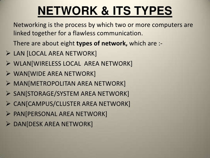 types of network