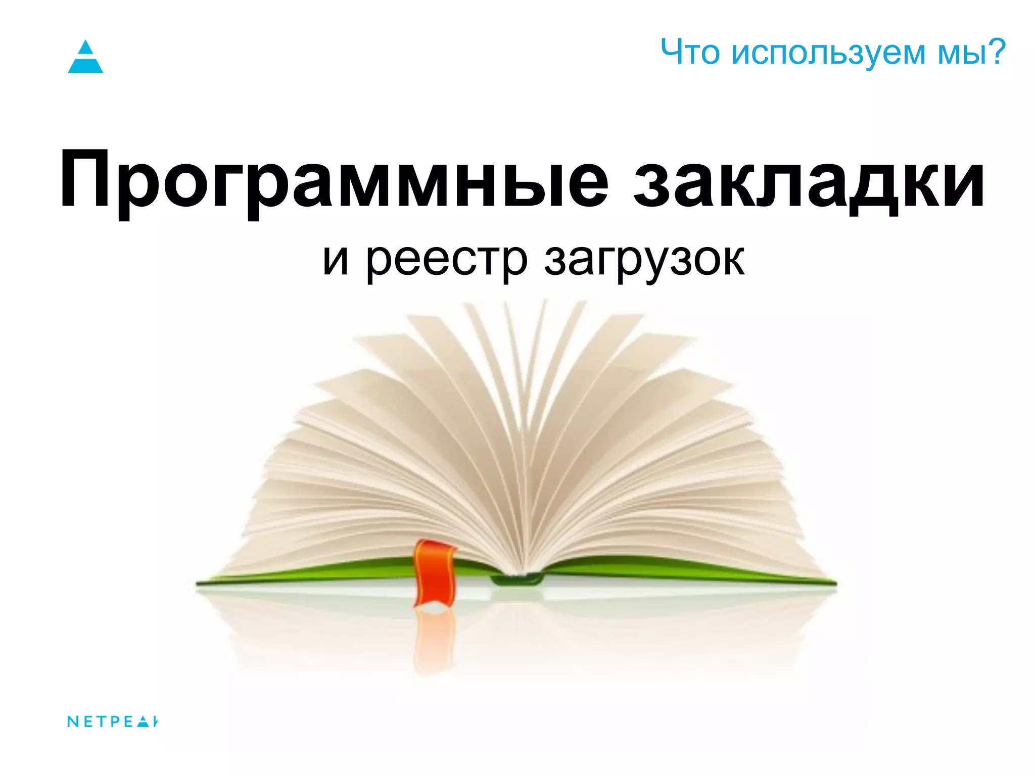 Что используем мы?
Программные закладки
и реестр загрузок
 
