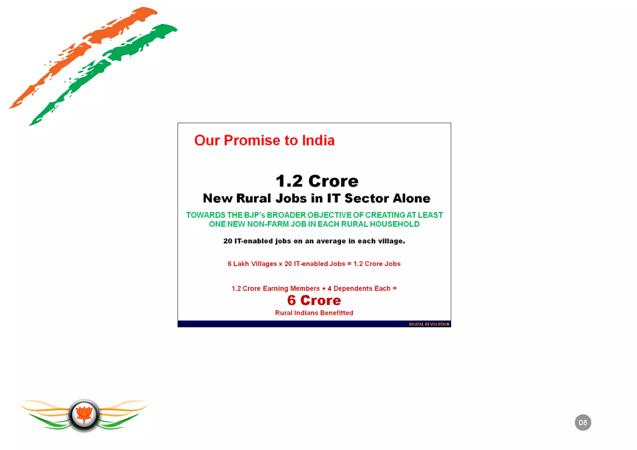 L.K. Advani - BJP's IT Vision - Transforming Bharat