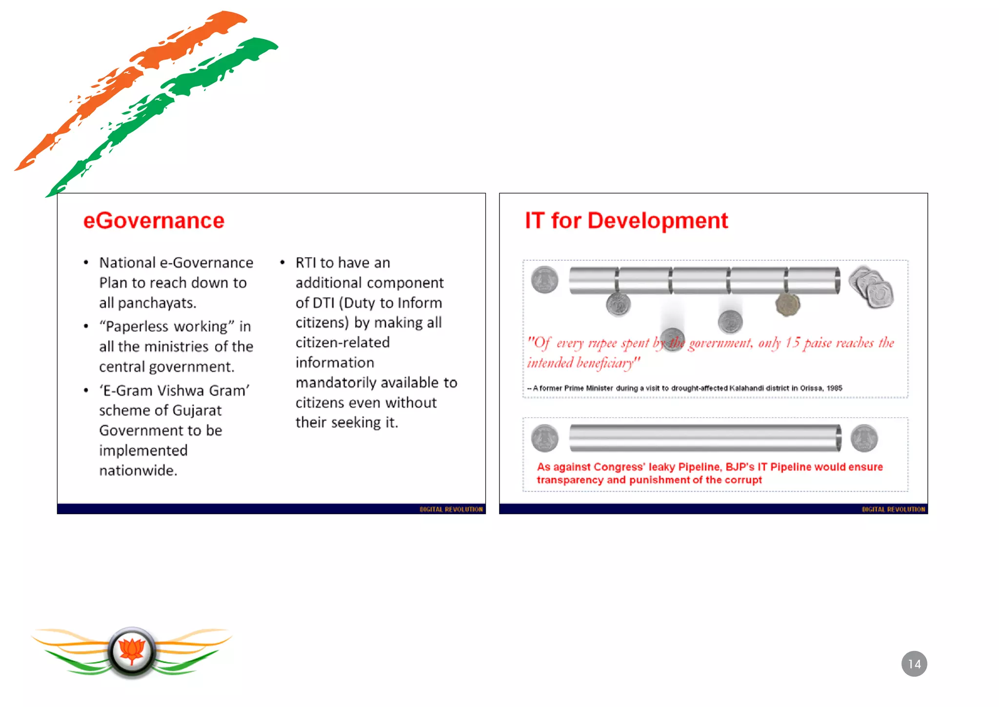 L.K. Advani - BJP's IT Vision - Transforming Bharat