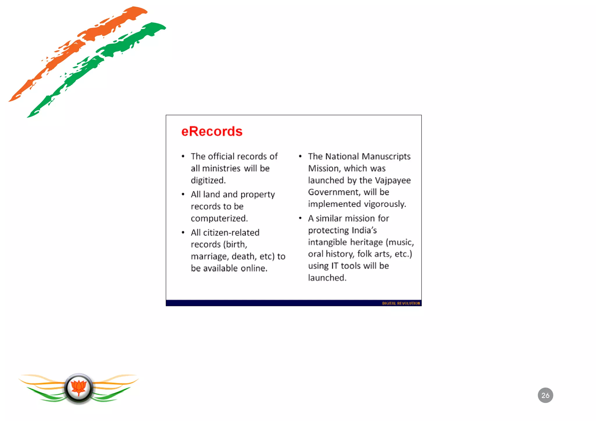 L.K. Advani - BJP's IT Vision - Transforming Bharat