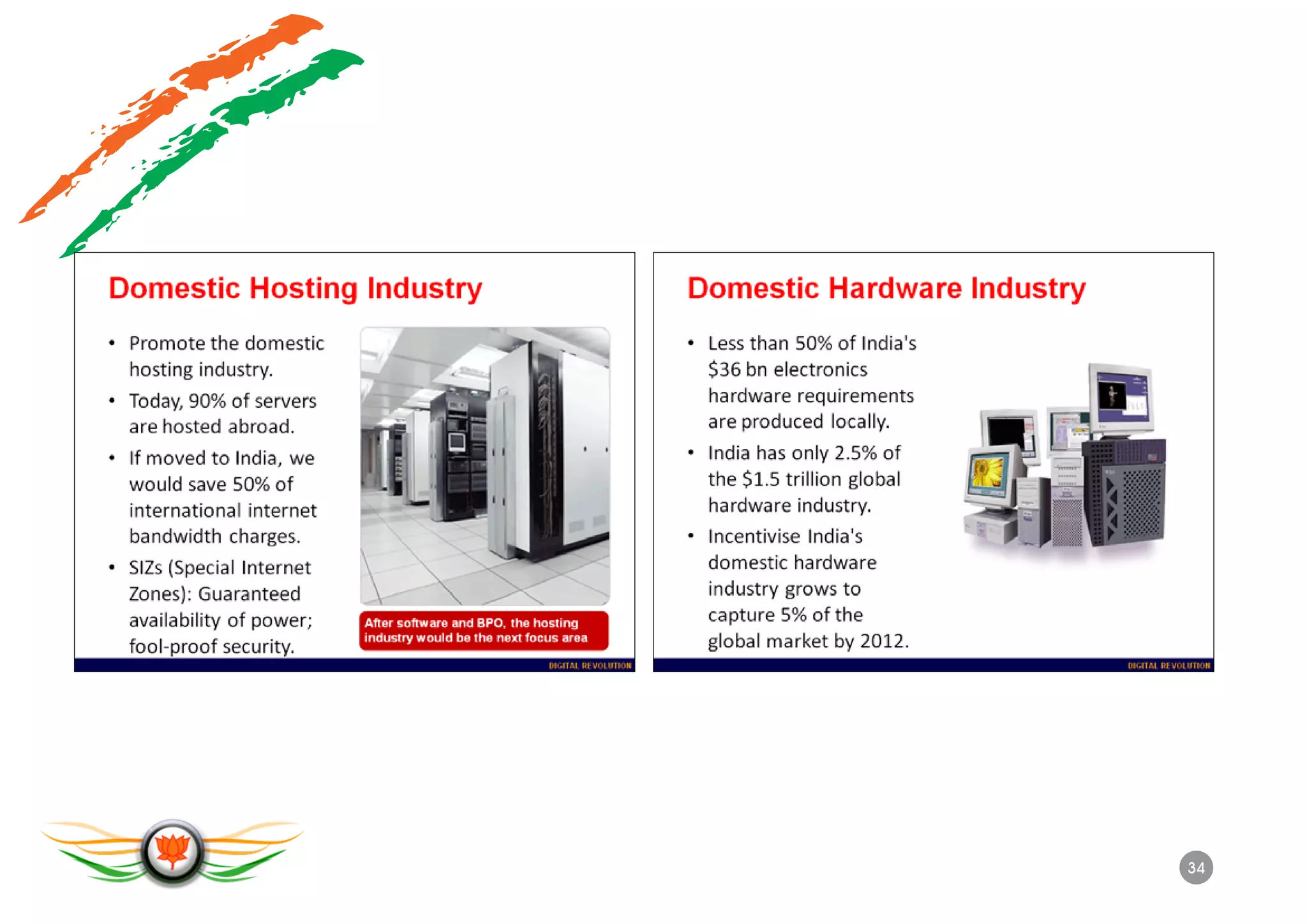 L.K. Advani - BJP's IT Vision - Transforming Bharat