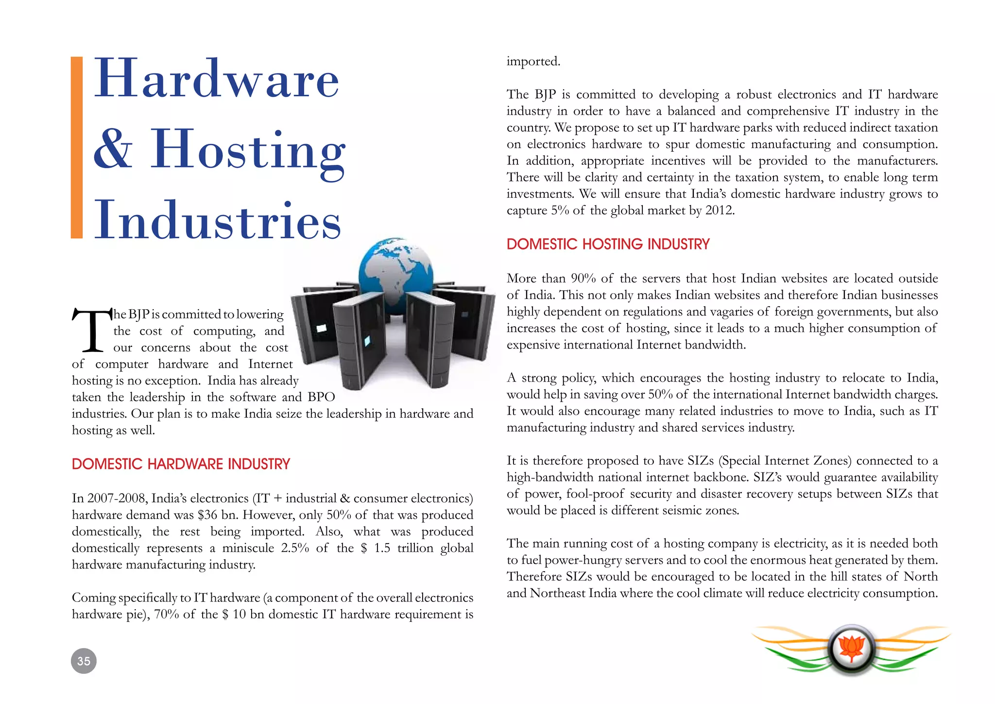 L.K. Advani - BJP's IT Vision - Transforming Bharat