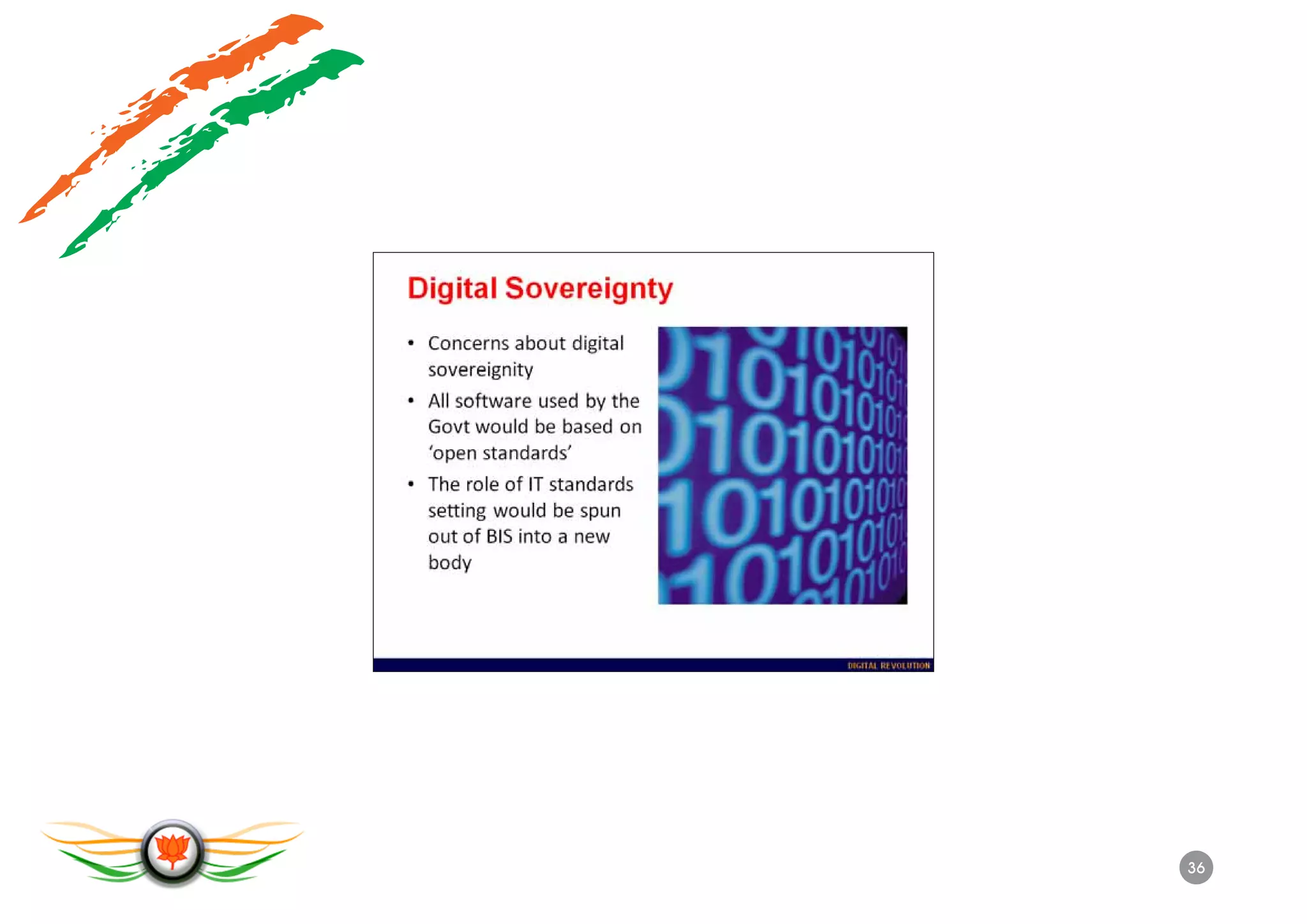 L.K. Advani - BJP's IT Vision - Transforming Bharat