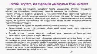 Төслийн агуулга, иж бүрдлийн удирдлагын тухай ойлголт 
Төслийн агуулга, иж бурдлийн удирдлагыг төсөлд шаардлагатай агуулгын бүрэлдэхүүн 
ойлголтуудыг тодорхойлох, тэдгээрт хяналт тавих үйл ажиллагаа гэж үзэж болно. 
Төслийн агуулга, иж бүрдлийн удирдлага нь төсөл амжилттай, бүрэн хэрэгжихэд тодорхой нэг 
хэсэг болон нийт төслийн хэмжээнд шаардлагатай агуулга, үйл явцыг багтаасан ойлголт юм. 
Тухайн төслийн үйл ажиллагаа, хэрэгжүүлэх арга хэрэгсэл, технологийн шаардлага нь төслийн 
агуулга, иж бүрдлийг тодорхойлоход нэн шаардлагатай бөгөөд төслийн амьдралын мөчлөгийг 
тодорхойлоход ашиглагдана. 
“Төслийн агуулга, иж бүрдэл" нь дараахь ойлголтод чиглэгдсэн байдаг. Үүнд: 
 Бүтээгдэхүүний агуулга - бүтээгдэхүүн, үйлчилгээний онцлог шинж, үүрэг зориулалтыг 
тодорхойлох үйл ажиллагаа 
 Төслийн агуулга - онцлог шинжтэй, тусгайлсан үүрэг, зориулалттай бүтээгдэхүүнийг 
хэрэглэгчдэд хүрэхэд чиглэгдсэн үйл ажиллагаа 
Төсөл нь зөвхөн нэг бүтээгдэхүүнийг үйлдвэрлэх, сайжруулахад чиглэгдэж болох ч тэрхүү 
бүтээгдэхүүн нь туслах чанарын бүрэлдэхүүнүүдээс бүрддэг бөгөөд тус тусдаа салангид оршиж 
болох боловч агуулгын хувьд нэгдмэл байдаг. Жишээлбэл, телефон харилцааны шинэ систем нь 
техник хангамж, програм хангамж, сургалт, хэрэгжүүлэлт гэсэн 4 бүрдүүлэгч хүчин зүйлээс 
бүрддэг ч эдгээр нь тус тусдаа байвал ямар ч гарцыг үүсгэхгүй бөгөөд нэгдмэл агуулгатай байж 
харилцааны хэрэгслийн үүргээ гүйцэтгэх болно. 
29 
 