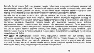 Төслийн багийг зохион байгуулах асуудал төслийг гүйцэтгэхэд чухал үүрэгтэй бөгөөд захиалагчтай 
хэлцэл байгуулснаар шийдэгддэг. Төслийн багийг бүрдүүлэхдээ төслийн дотоод бүтцийг харгалзахын 
хамт хаанаас, хэнээс дэмжлэг авч болох, тухайн хүмүүс төсөл гүйцэтгэх дадлага чадвартай эсэх, 
тэдгээр хүмүүс төсөлд оролцох сонирхолтой эсэхийг харгалзан үзэх хэрэгтэй болдог. 
Төслийн баг нь нэгдмэл зорилго, үнэт зүйлсэд төвлөрч гар, сэтгэл, зүтгэлээрээ нийлсэн өндөр 
мэргэшсэн ажилтнуудын бүлэг байх учиртай. Төслийн багийн гишүүдийг бүрдүүлэх шалгуур нь 
төслийн бүтээгдэхүүний нөхцөлт болзлуудаар тодорхойлогдохоос гадна менежментийн цар хүрээний 
сонголтоос хамаарна. Хэдийгээр төслийн багийн үйл ажиллагаа тодорхой хүчин зүйлсээр 
хязгаарлагдах боловч хязгаарлагдмал бус орчинд үйл ажиллагаа явуулдаг. Төсөл хэрэгжүүлэх 
байгууллагын бүтэц, зохион байгуулалтаас хамаарч төрөл бүрийн бүтцийн хэлбэрийг шаардаж болох 
юм. Энэ нь тухайн төслийн зорилго, нийгэмд өгөх өгөөж, цар хүрээнээс шууд хамаарна. Хэрэв 
төслийн багийн гишүүд өнгөрсөн хугацаанд төслийн арвин туршлагатай бол ирээдүйд тэр хэмжээнд 
давуу байдалтай байна. 
Чиг үүрэг ба хариуцлага. Төслийн үүрэг, хариуцлагын хэмжээг /хэн юуг шийдэх/ хэрхэн 
тогтоосноо сонирхлын бүлэгт танилцуулж байх ёстой. Эрх ба үүргийн байдал нь төслийн явцад 
өөрчлөгдөж болно. Ихэнх эрх, үүргийн харилцаа нь төсөлд оролцогч удирдагчдад үйл явцыг 
тодорхой болгоод зогсохгүй төслийн багийн гишүүд болон удирдагч тухайн боловсруулалт болон 
хэрэгжүүлэх ажилд ямар байдлаар оролцож байгааг тодорхойлдог. 
46 
 