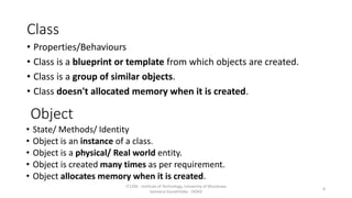 IT1206 Object Oriented Analysis and Design-L4 | PPTX