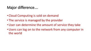 Cloud Computing vs. Traditional Computing | PPTX | Cloud Computing ...