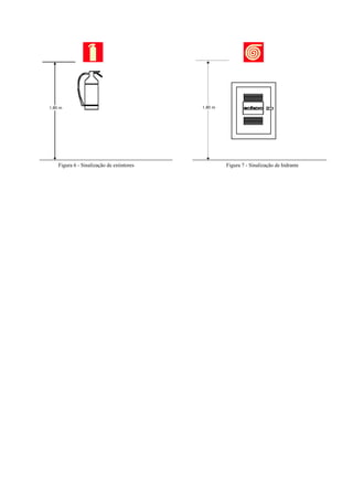 Figura 6 - Sinalização de extintores Figura 7 - Sinalização de hidrante  