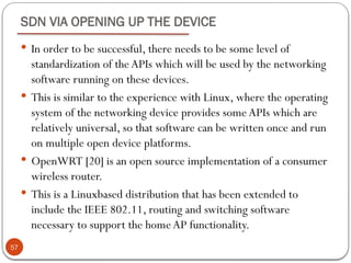 IT1634 – SDN Unit 2 Software Defined Nwtwork | PPTX