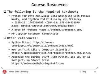 Python For Data Science and Analytics For Sophomores | PPT