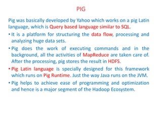 INTRODUCTION TO BIG DATA AND HADOOP | PPTX