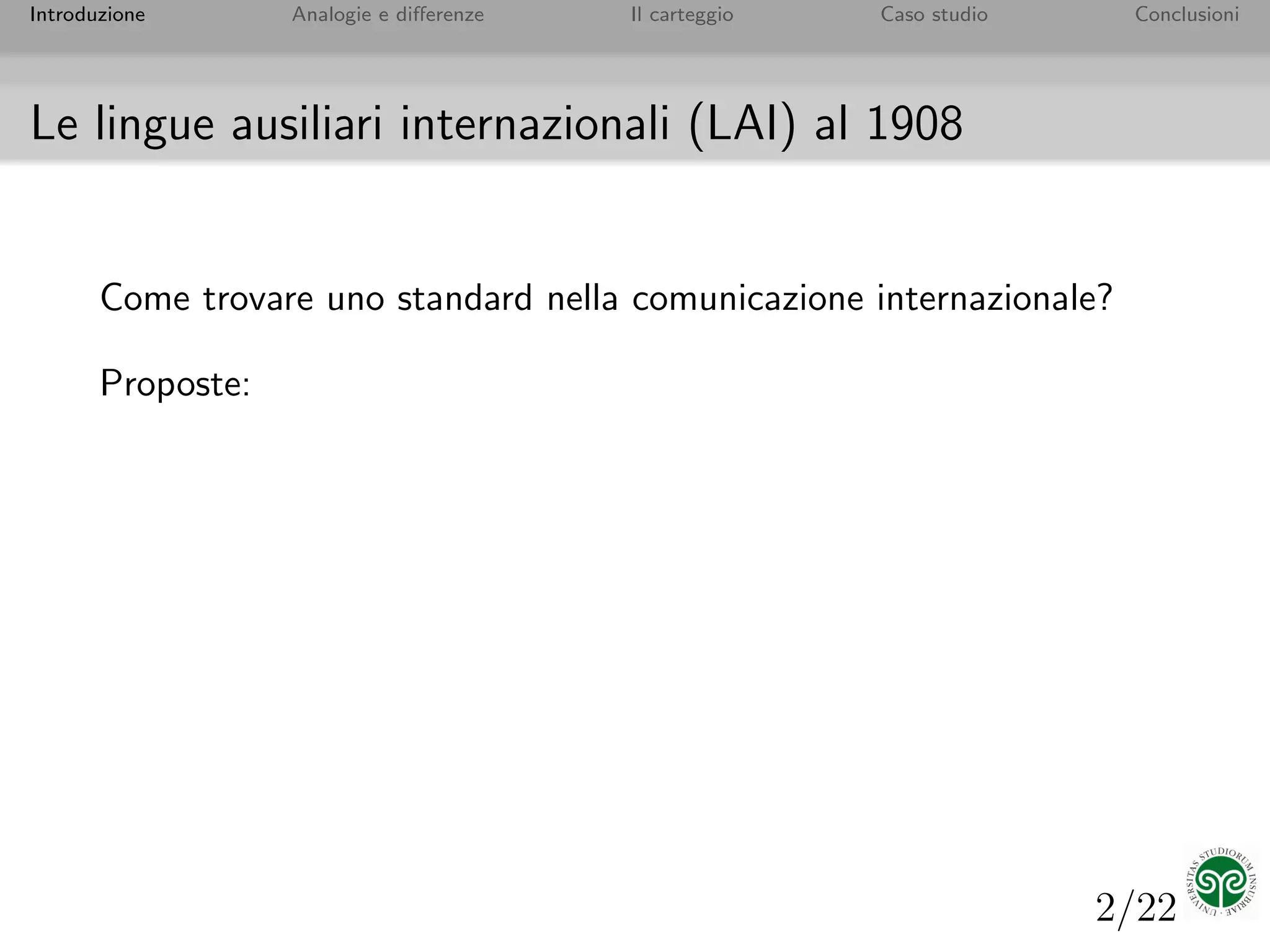 Peano e Wuester a confronto
