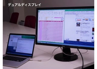 デュアルディスプレイ
 