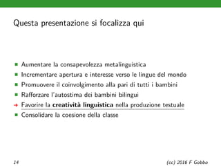 L’invenzione linguistica alla scuola primaria: la didattica dell’italiano nell’esperienza montessoriana