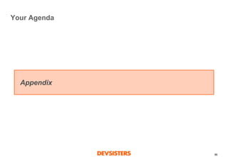 86 
Your Agenda 
Appendix  