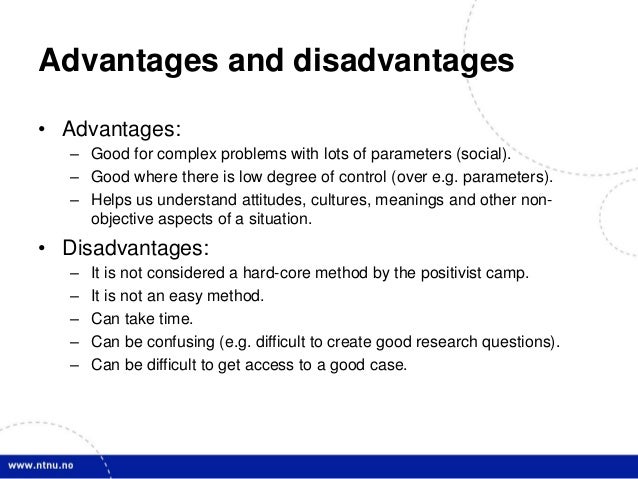 case study approach advantages