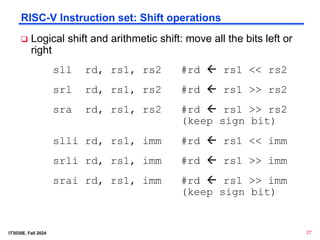 Shift Left Arithmetic Risc V IT3030E-CA-Chap3-Instruction Set Architecture.pdf