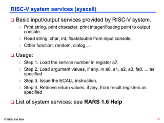 Syscall Table Risc V IT3030E-CA-Chap3-ISA-Exercises_aaaaa.pdf