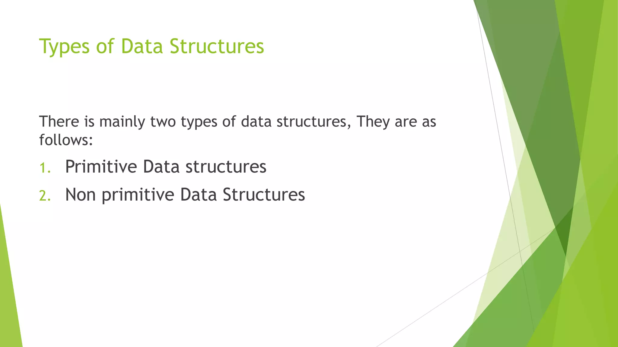 Types OF Data Structures | PPT